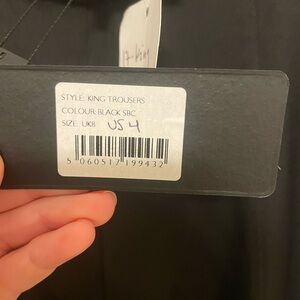 Never worn Paper London wide leg black pants. Hits mid rise.